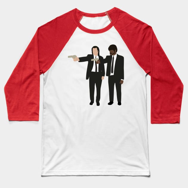 Reservoir Dogs Gun Scene Baseball T-Shirt by Art Designs